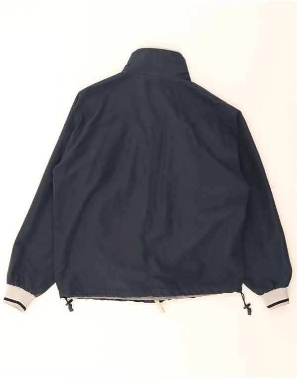 Giubbotto bomber da uomo North Sails UK 38 cotone color block blu navy medio