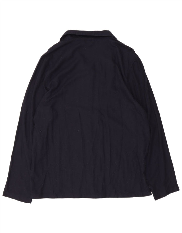 Tommy Hilfiger Chemise Homme Large Bleu Marine Carreaux Viscose