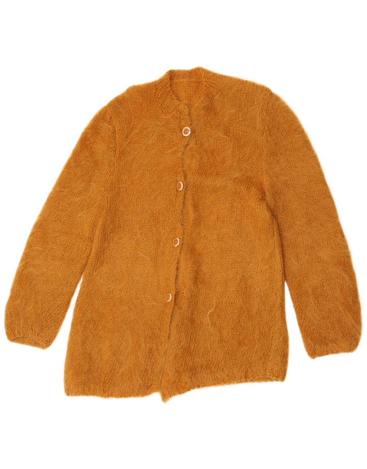Vintage Womens Cardigan Sweater UK 16 Large Brown