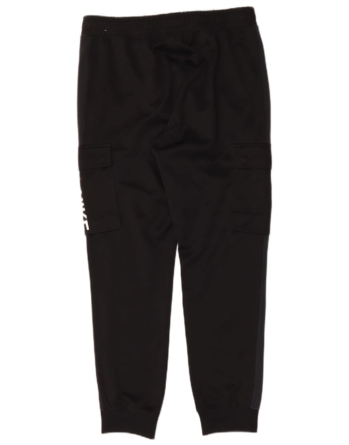 Nike Mens Graphic Cargo Tracksuit Trousers Joggers Medium Black Cotton