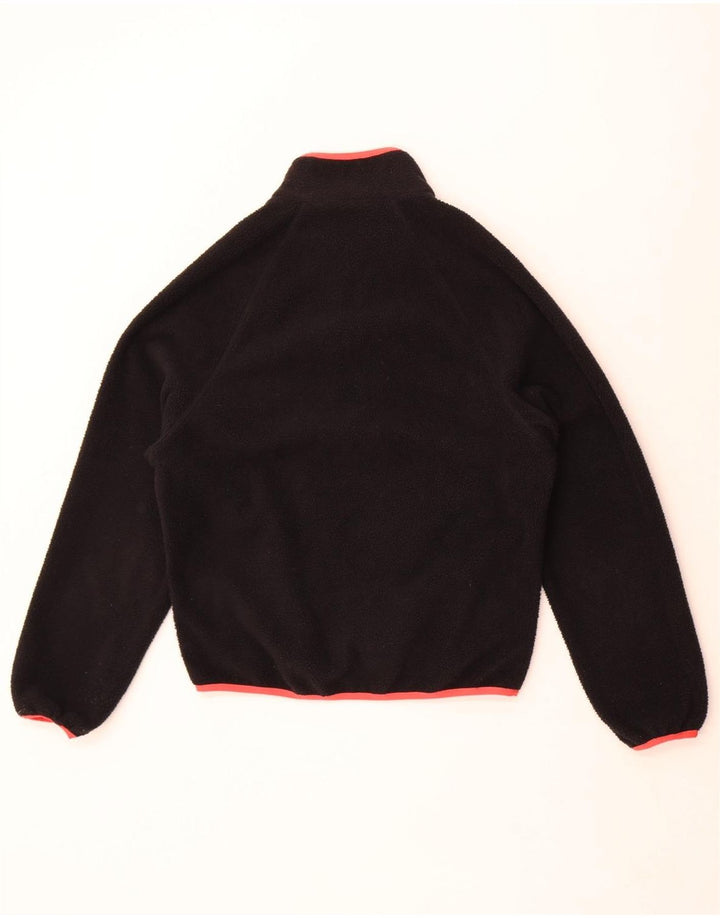 Jachetă fleece supradimensionată pentru femei Adidas UK 6 XS poliester negru
