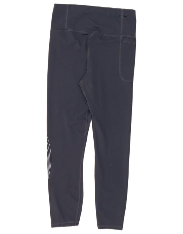 Damskie legginsy Under Armour Graphic Crop UK 12, średni niebieski, poliester