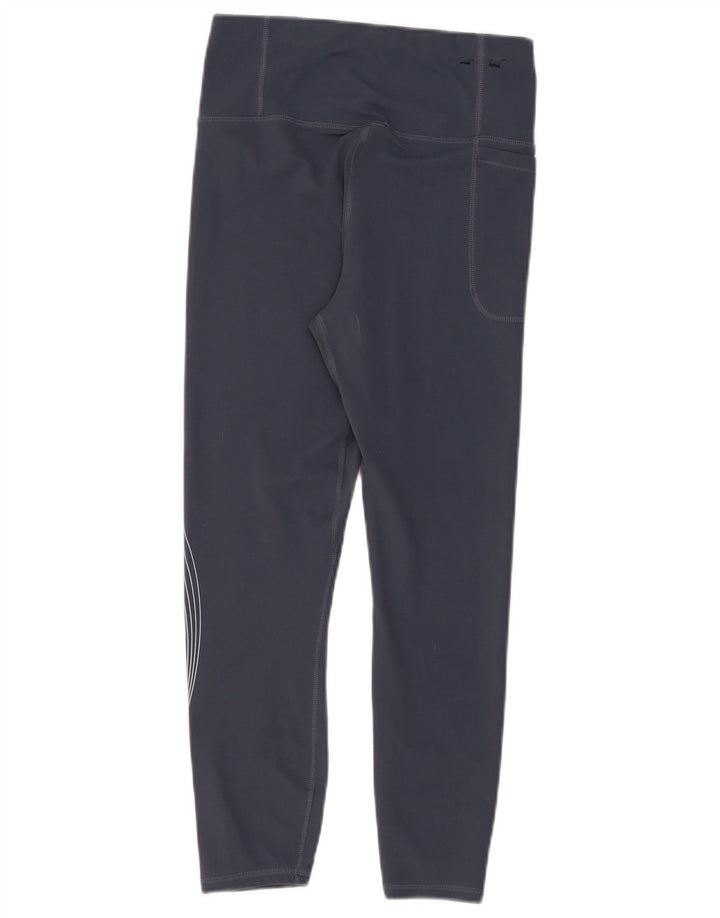 Under Armour Női Graphic Crop Leggings UK 12 Közepes kék poliészter