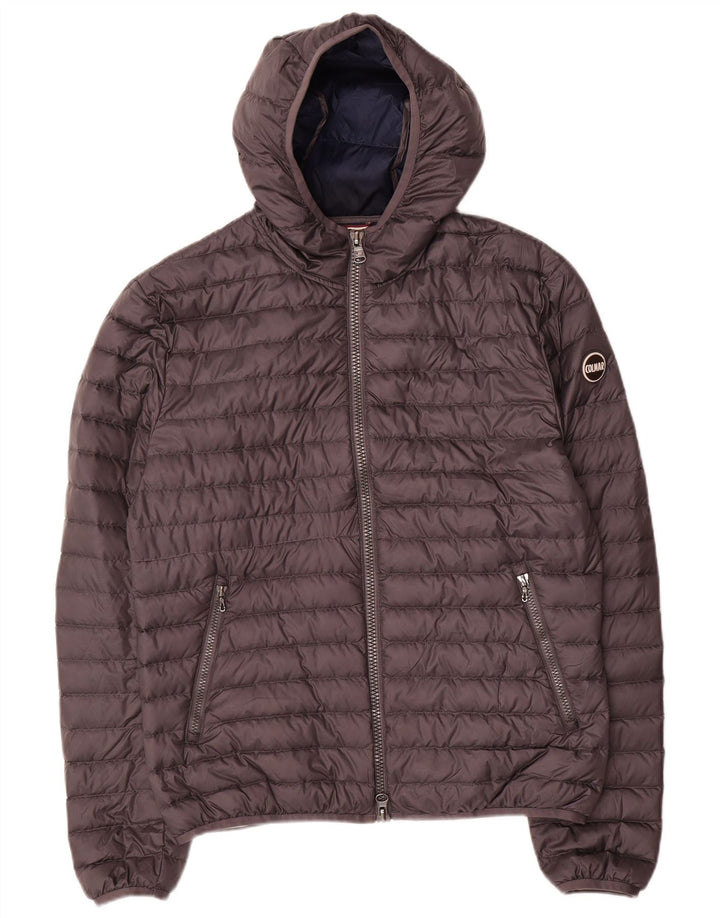 Piumino Colmar Uomo con Cappuccio IT 50 Poliestere Grigio Medio
