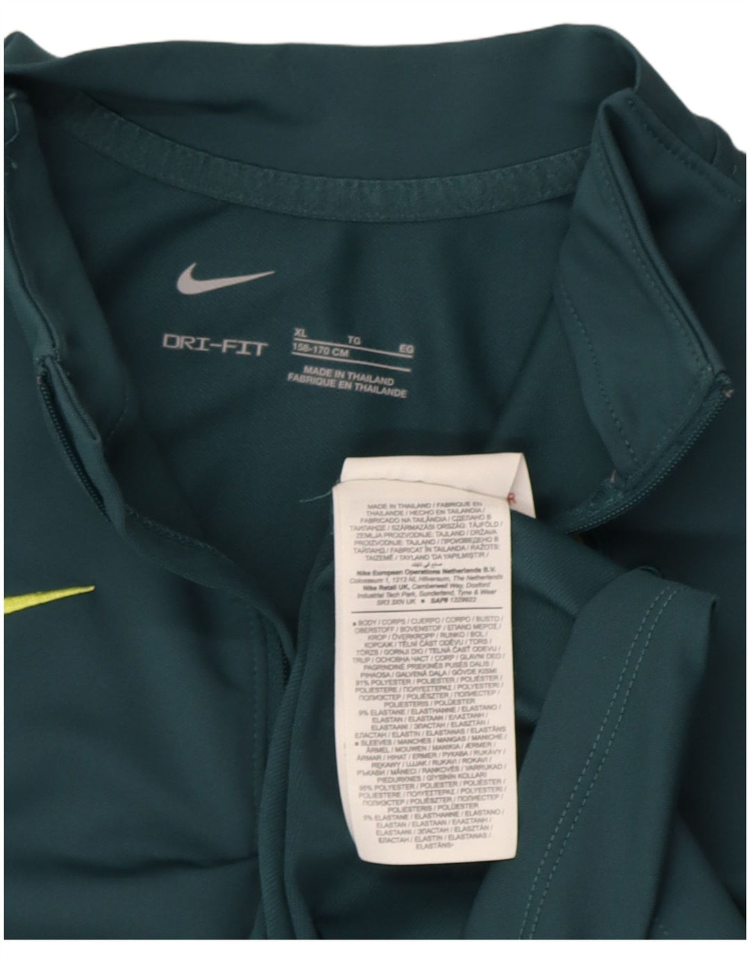 Nike Jungen Tottenham Hotspur Pullover-Trainingsanzug-Oberteil, 13–14 Jahre, XL, Grün