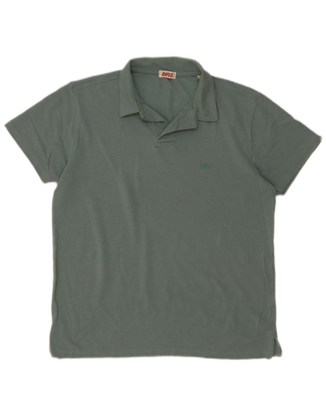 Polo da uomo Rifle in cotone kaki medio