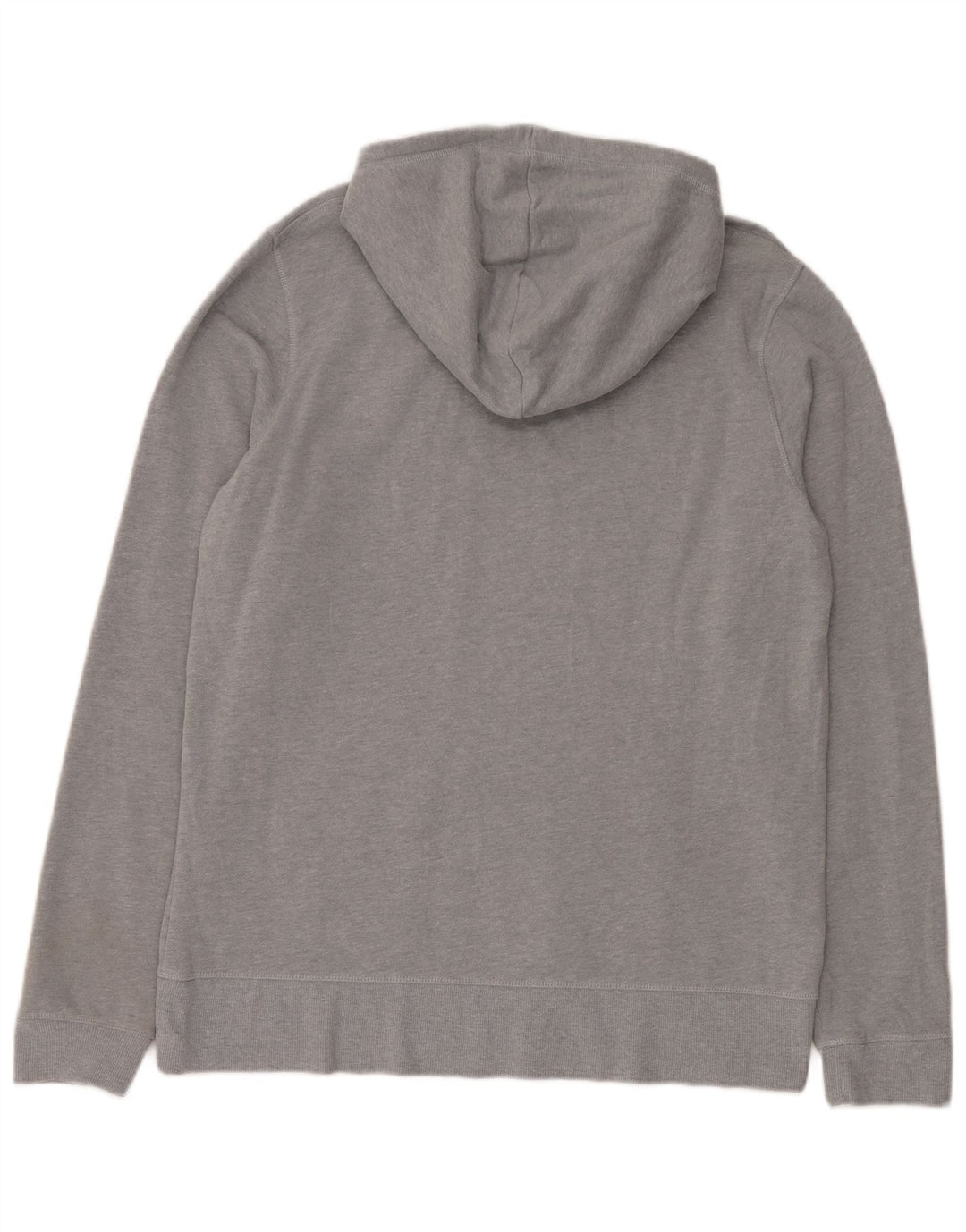 Reebok Mens Hoodie Jumper Large Grey Cotton