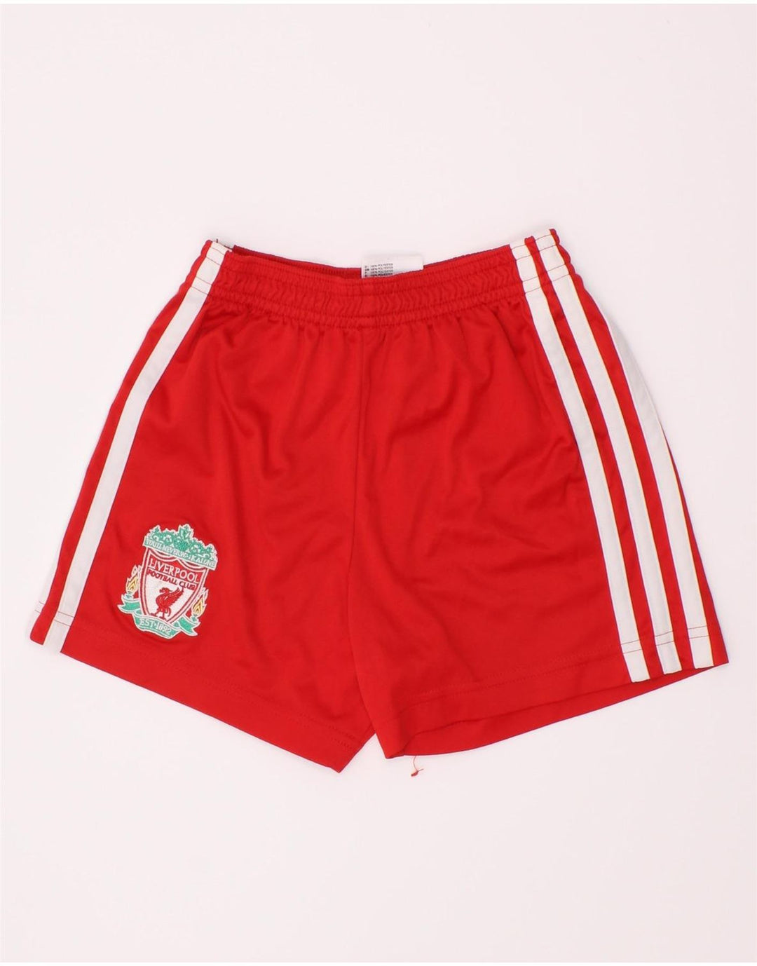 Adidas Boys Liverpool Graphic Sport Shorts 3-4 Years Red Polyester