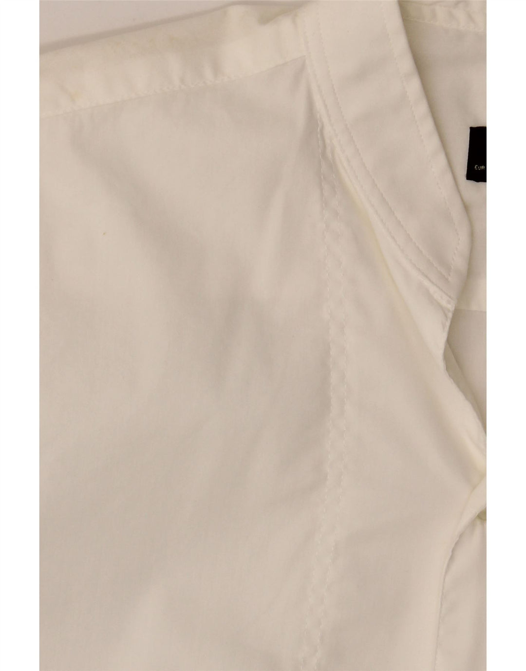 Camicia ZARA da uomo super slim fit in cotone bianco medio