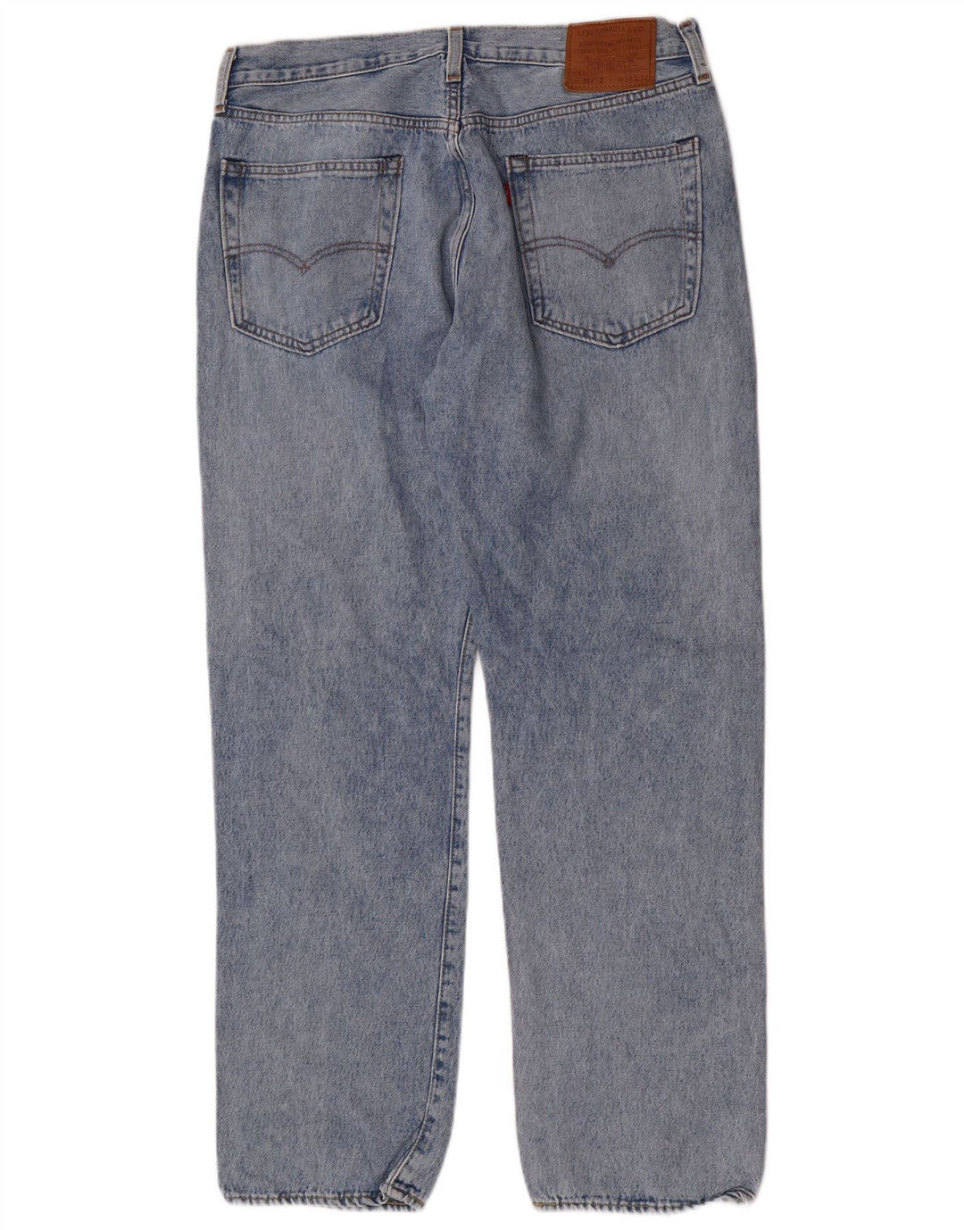 Levi's Herren Straight Jeans W34 L32 Blaue Baumwolle