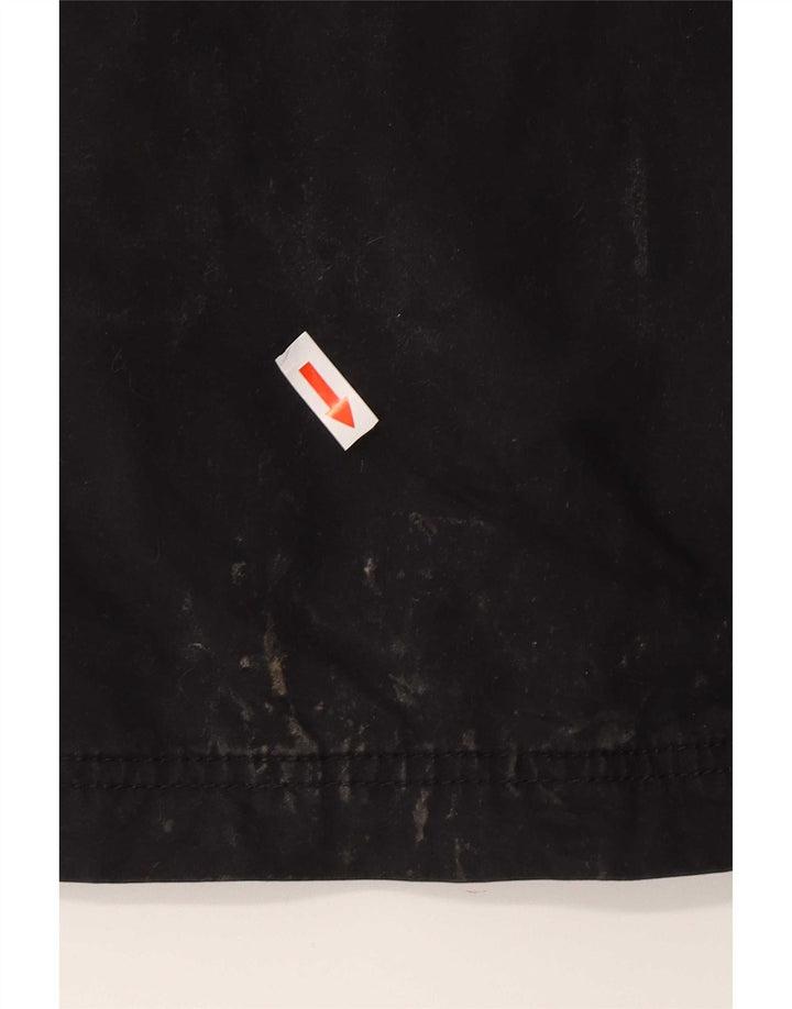 Jack & Jones Mens Cargo Shorts XS W26 Black Cotton