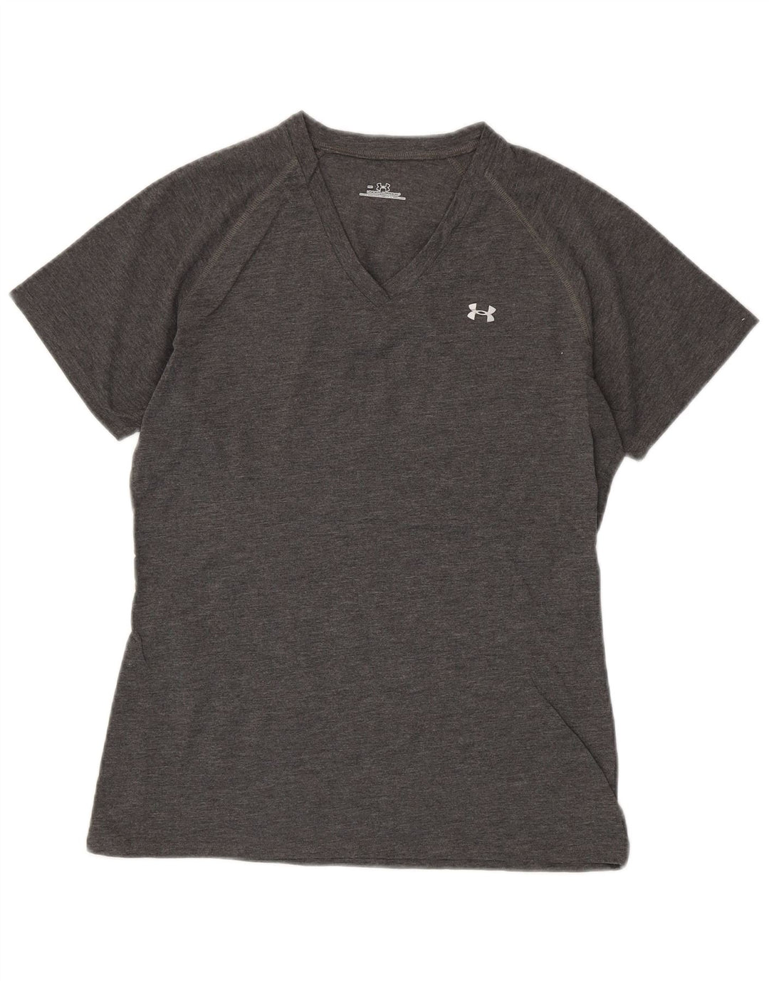 Damski T-shirt UNDER ARMOUR UK 12, średni szary poliester