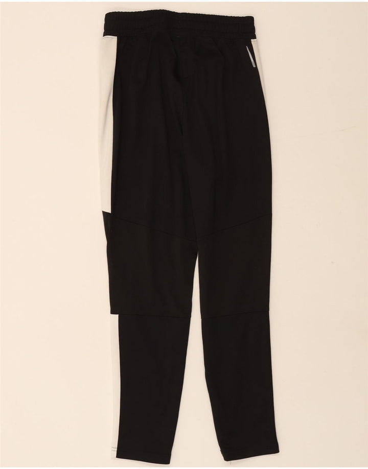 PUMA Mens Tracksuit Trousers Small Black Colourblock Polyester
