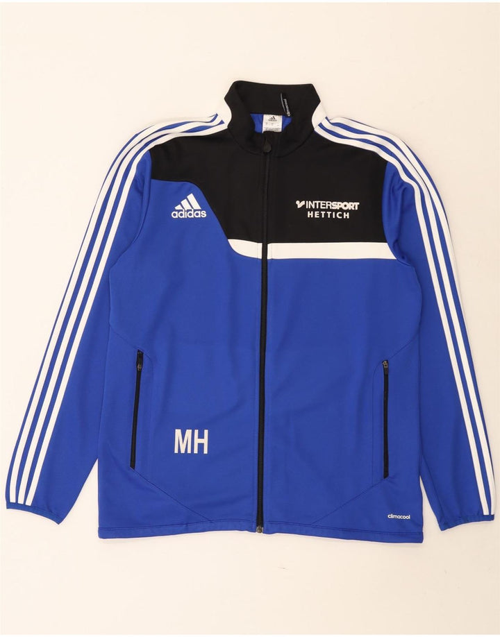 Adidas Mens Climacool Graphic Tracksuit Top Jacket Medium Blue Colourblock