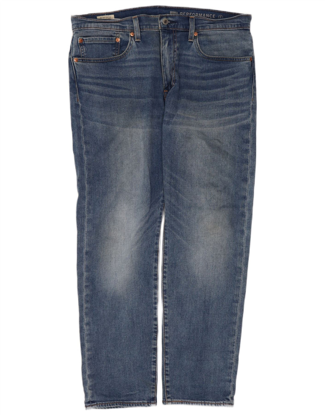 Levi's Mens 502 Straight Jeans W34 L30 Blue Cotton