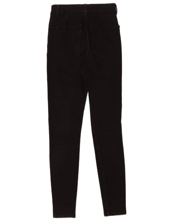 Zara Damen High Rise Skinny Jeans EU 36 XS W26 L29 Schwarz