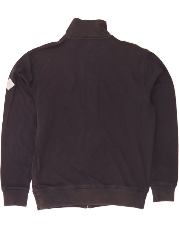 HENRI LLOYD Mens Tracksuit Top Jacket Medium Navy Blue Cotton