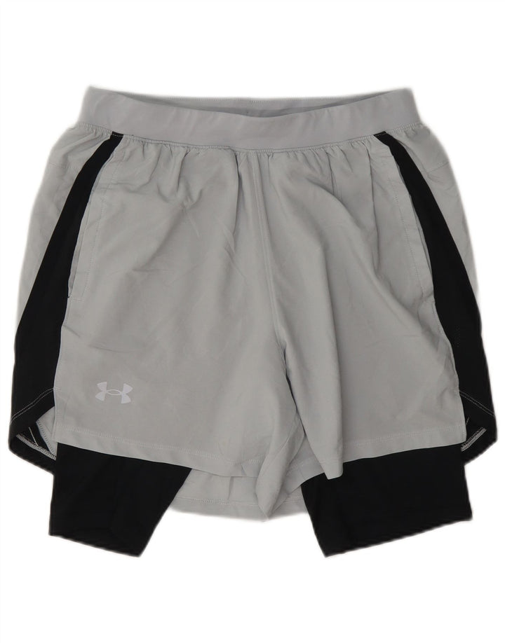 Under Armour Mens Sport Shorts Medium Grey Colourblock