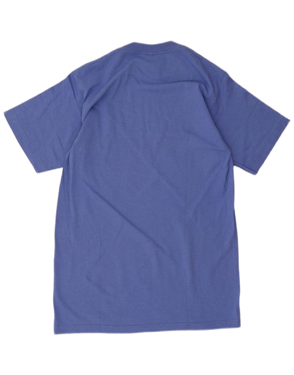 P.S.I. Sportswear Womens Graphic T-Shirt Top UK 12 Mittelblau Neuheit