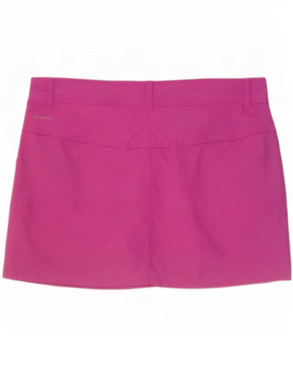 Columbia Womens Omni-Shade Skort US 10 Large Pink Nylon