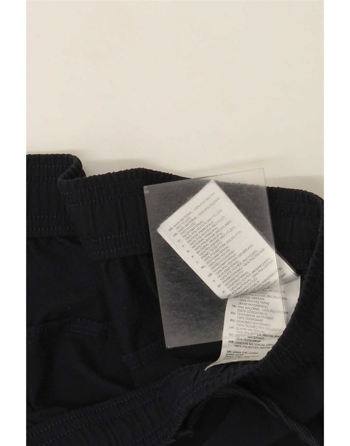 Adidas Mens Tracksuit Trousers Large Navy Blue Polyester