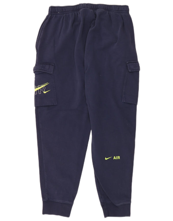 Pantaloni da tuta Nike Graphic Cargo da uomo, Joggers XL, cotone blu navy