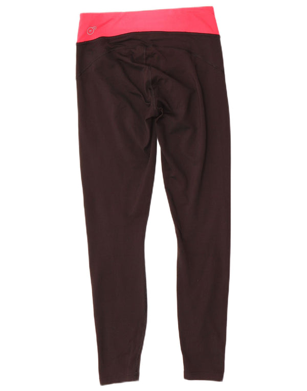 Puma Womens Leggings UK 8 Small Black Colourblock