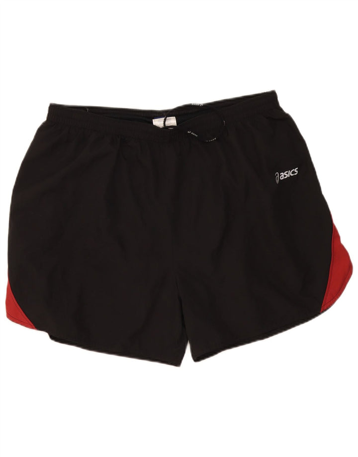 Asics Herren Sportshorts 2XL Schwarz Colourblock Polyester