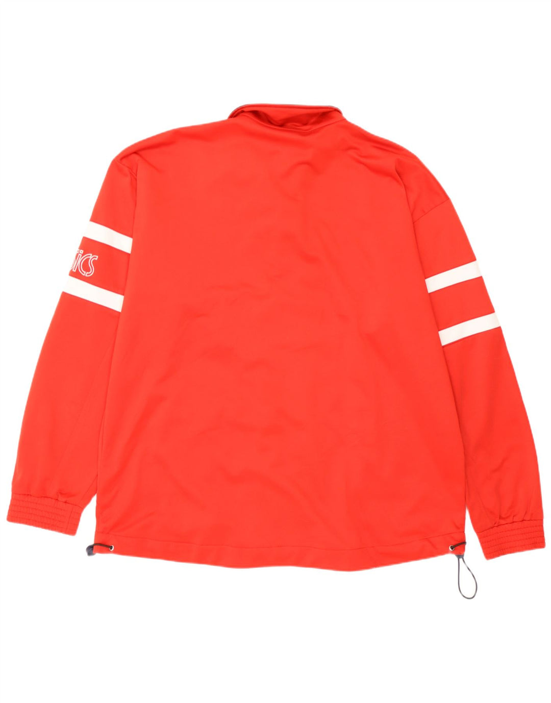 Giacca sportiva da uomo con grafica Asics XL rossa in poliestere