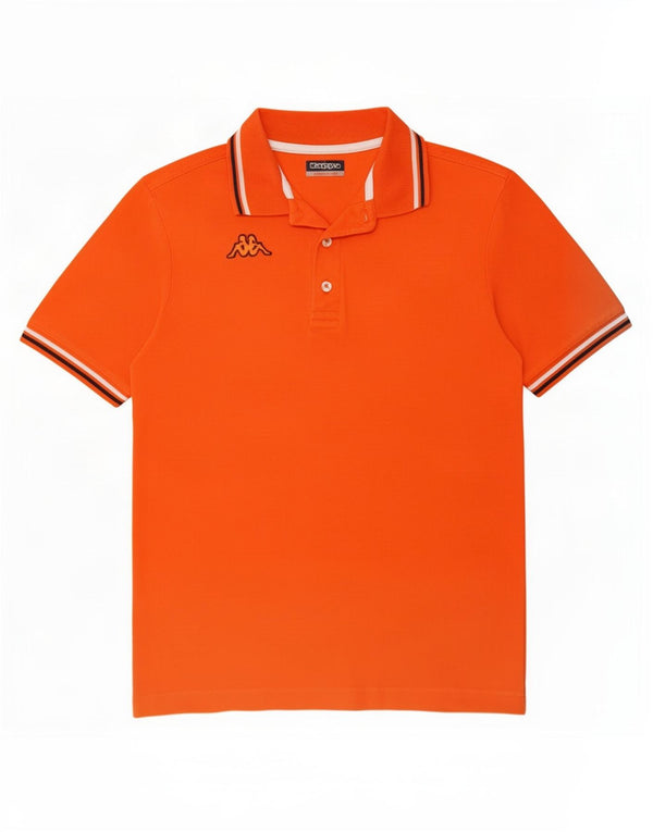 Kappa herre poloshirt Medium orange bomuld