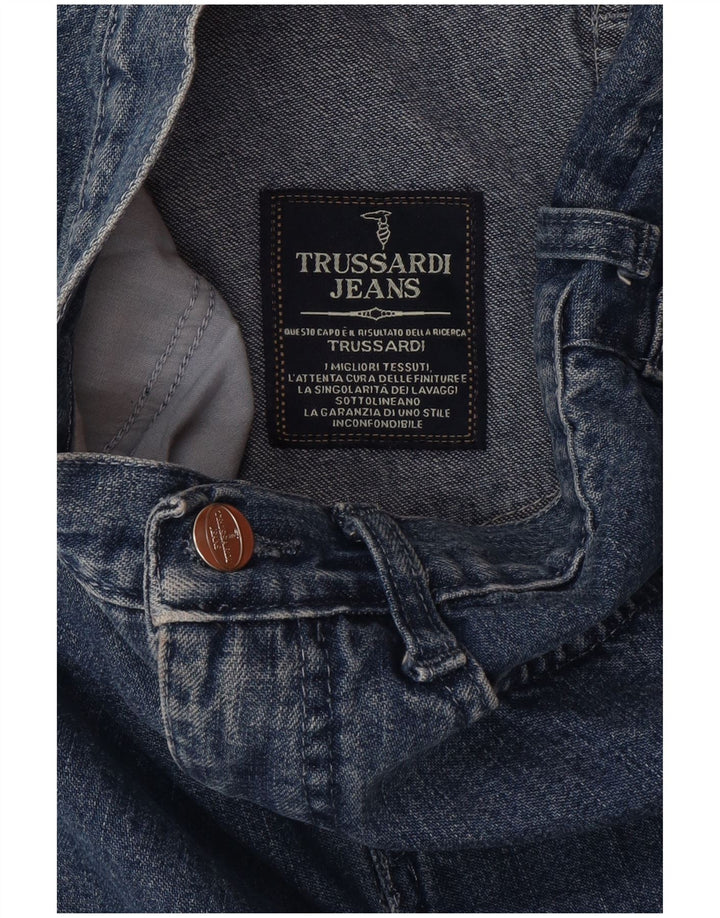 Trussardi Damen Jeansrock W26 Small Blau