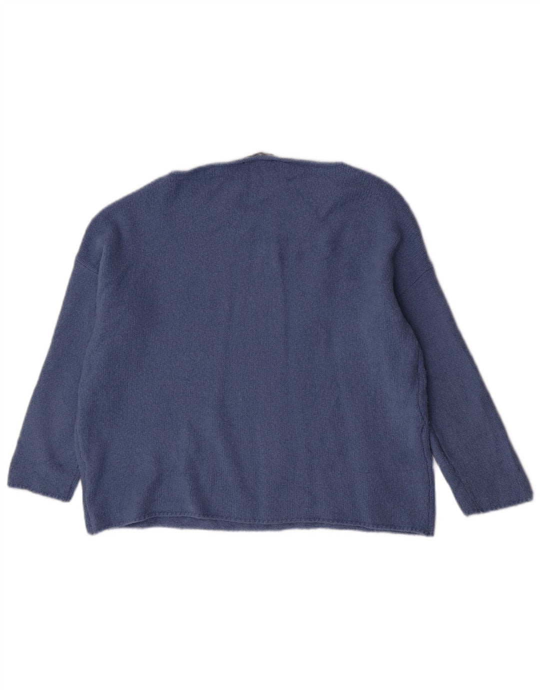 Zara Pull col bateau pour femme UK 14 Bleu moyen
