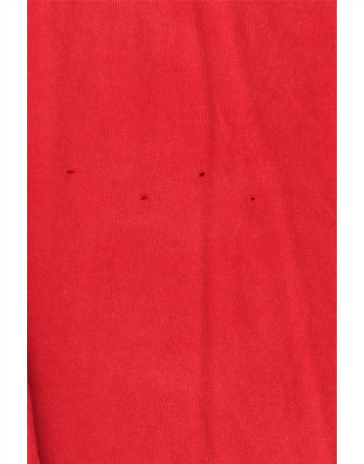 Vans Mens Classic Graphic T-Shirt Top Medium Red Cotton