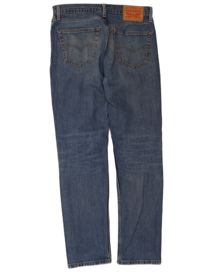 Levi's Uomo 511 Slim Jeans W32 L32 Cotone Blu