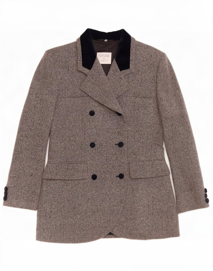 Nixmar By Lancetti Veste Blazer Femme IT 46 Large Gris Moucheté