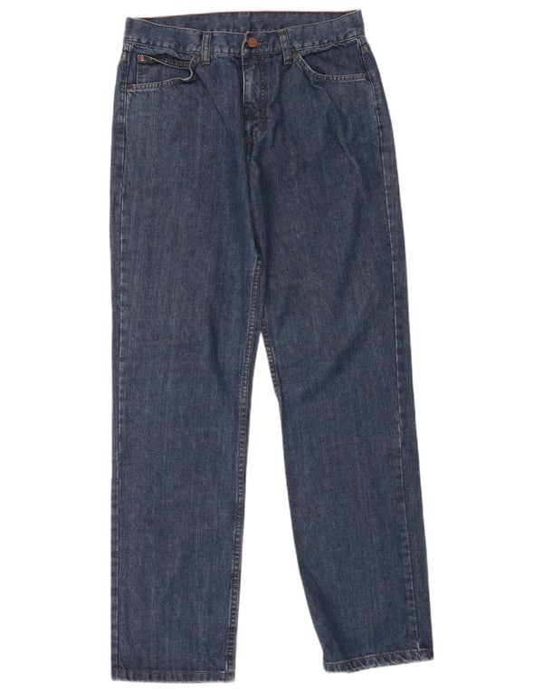 Мужские прямые джинсы Wrangler W34 L33, синий хлопок