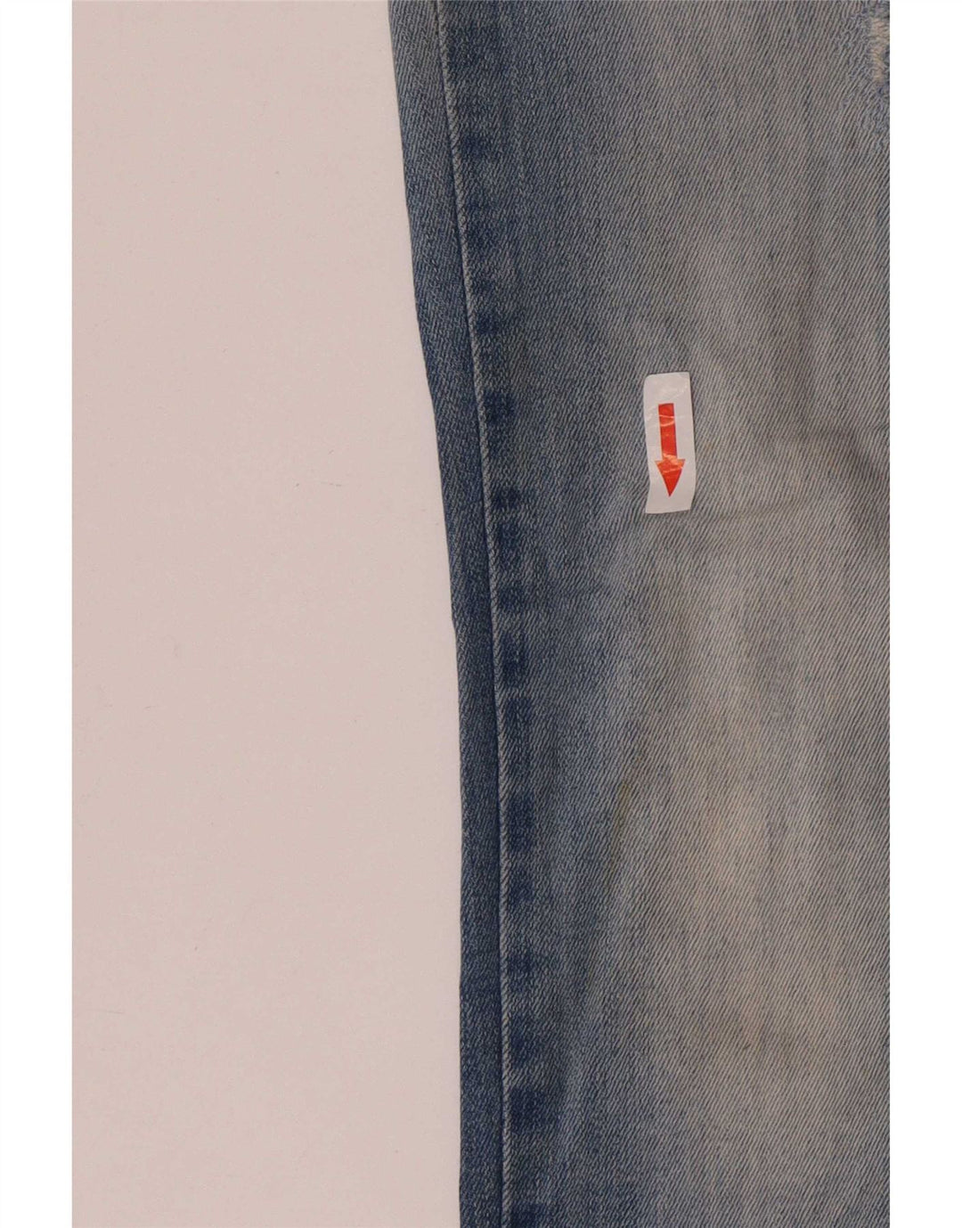 Diesel Damen Distressed Super Slim Jeans W29 L28 Blaue Baumwolle