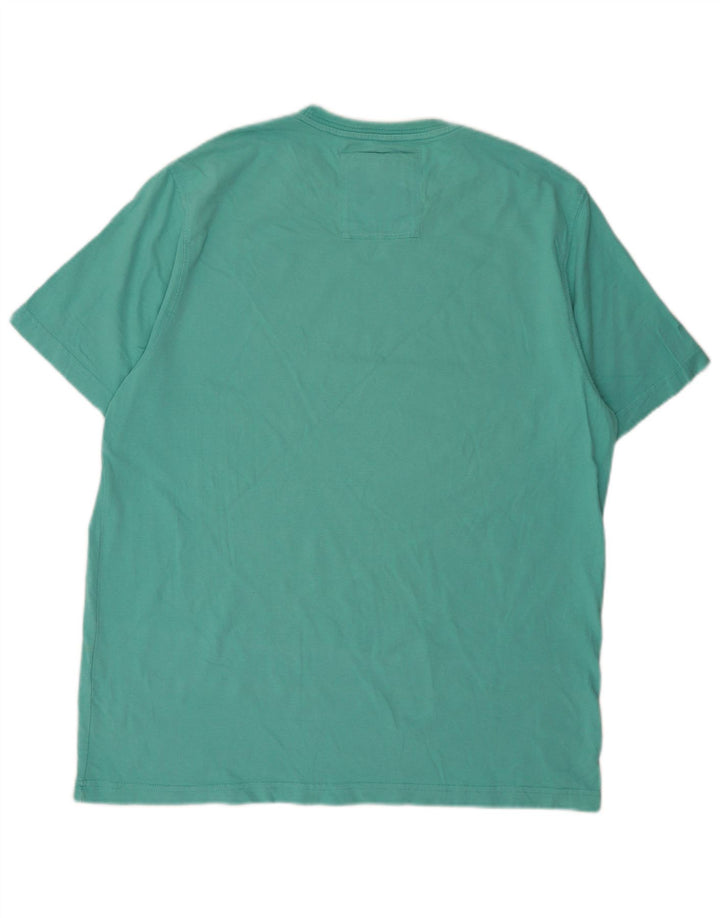 J. Crew Herre T-Shirt Top XL turkis bomuld