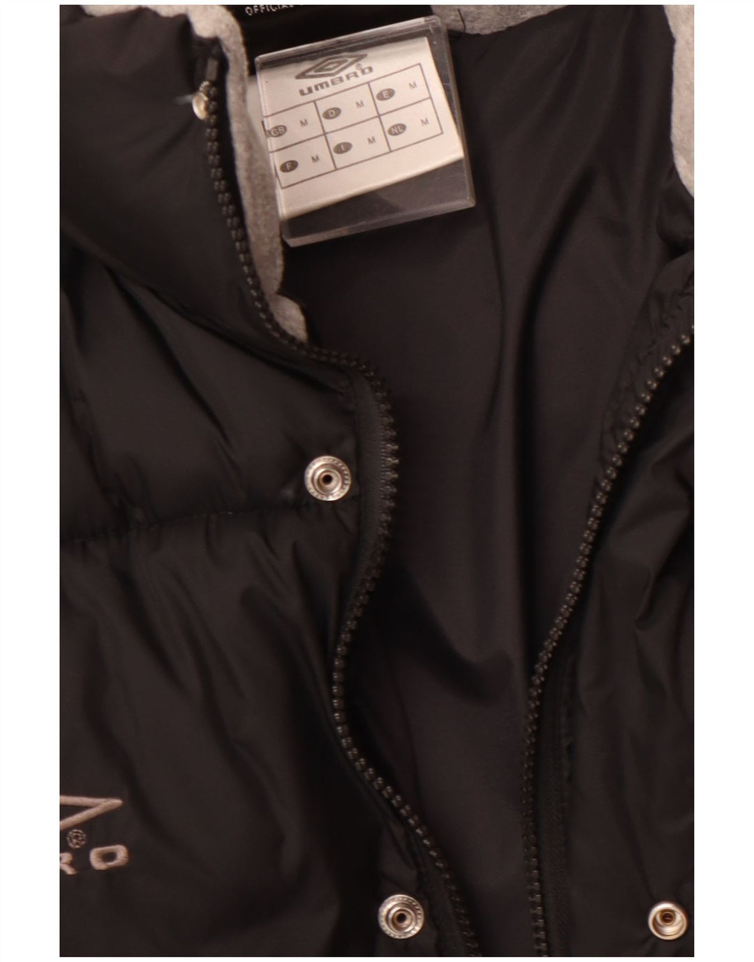 Giacca imbottita da uomo Umbro UK 38 nylon nero medio