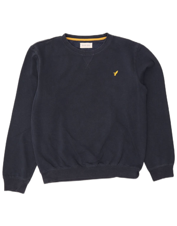 Pier One Herre Sweatshirt Jumper Small Navy Blue