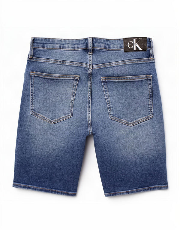 Calvin Klein Boys Denim Shorts 15-16 Years W30 Blue