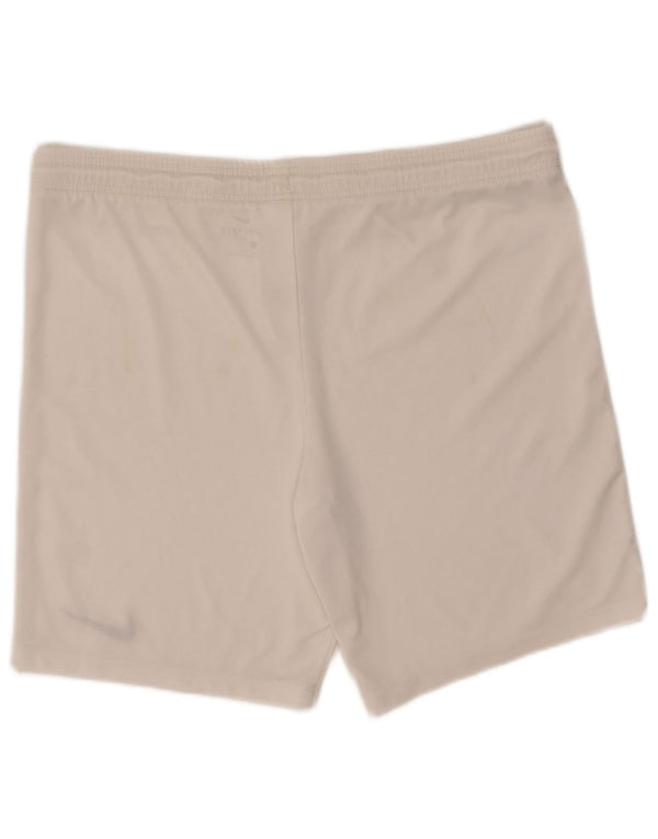 Ανδρικό αθλητικό σορτς Nike Dri Fit με μεγάλο λευκό πολυεστέρα