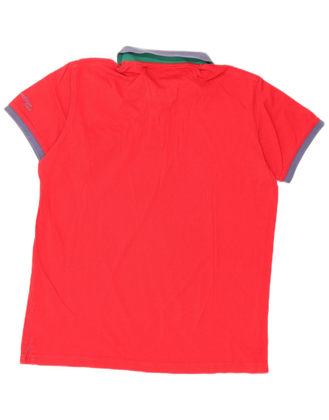 HARMONT & BLAINE Mens Polo Shirt Large Red Cotton