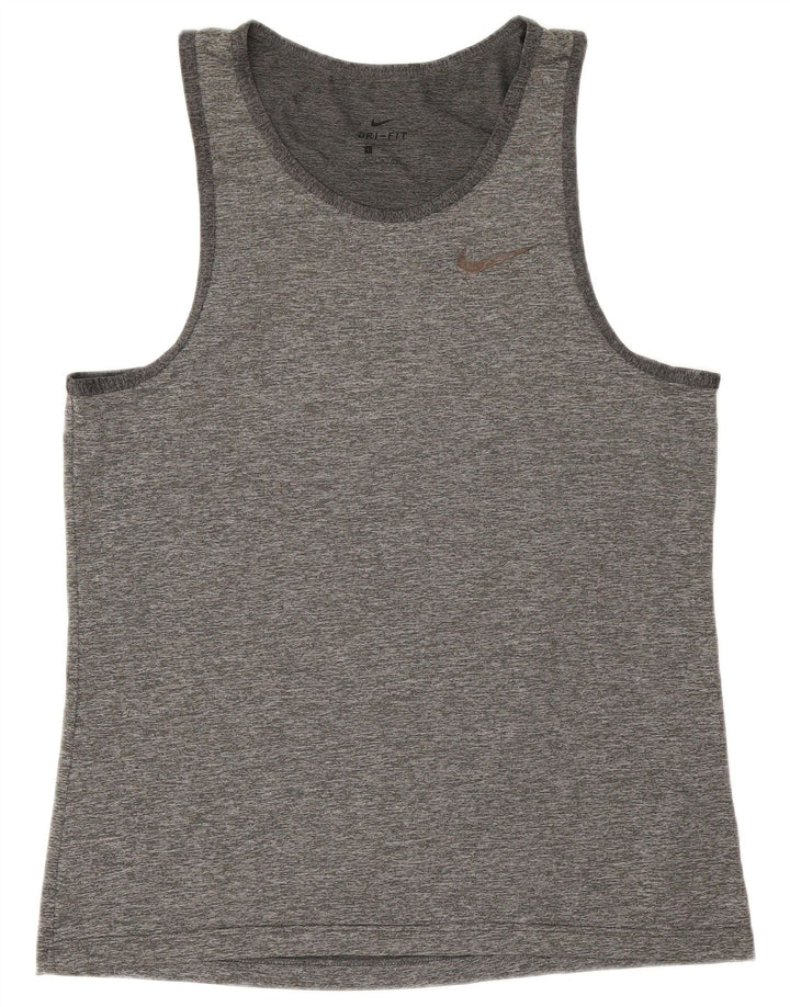 Мужской жилет Nike Dri Fit, большой серый в крапинку