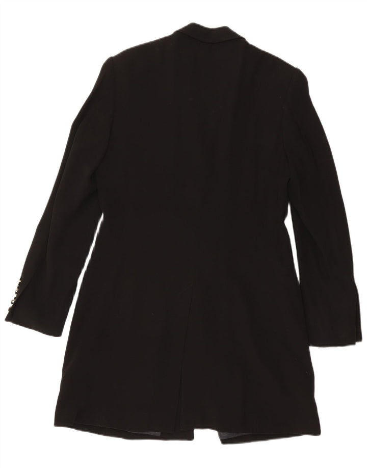 Betty Barclay Womens 4 Button Longline Blazer Jacket UK 12 Medium Black