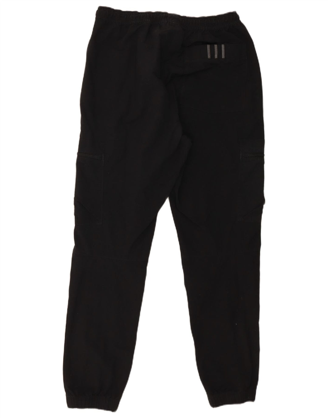 Adidas Mens Joggers Cargo Trousers Medium W32 L29 Black Nylon