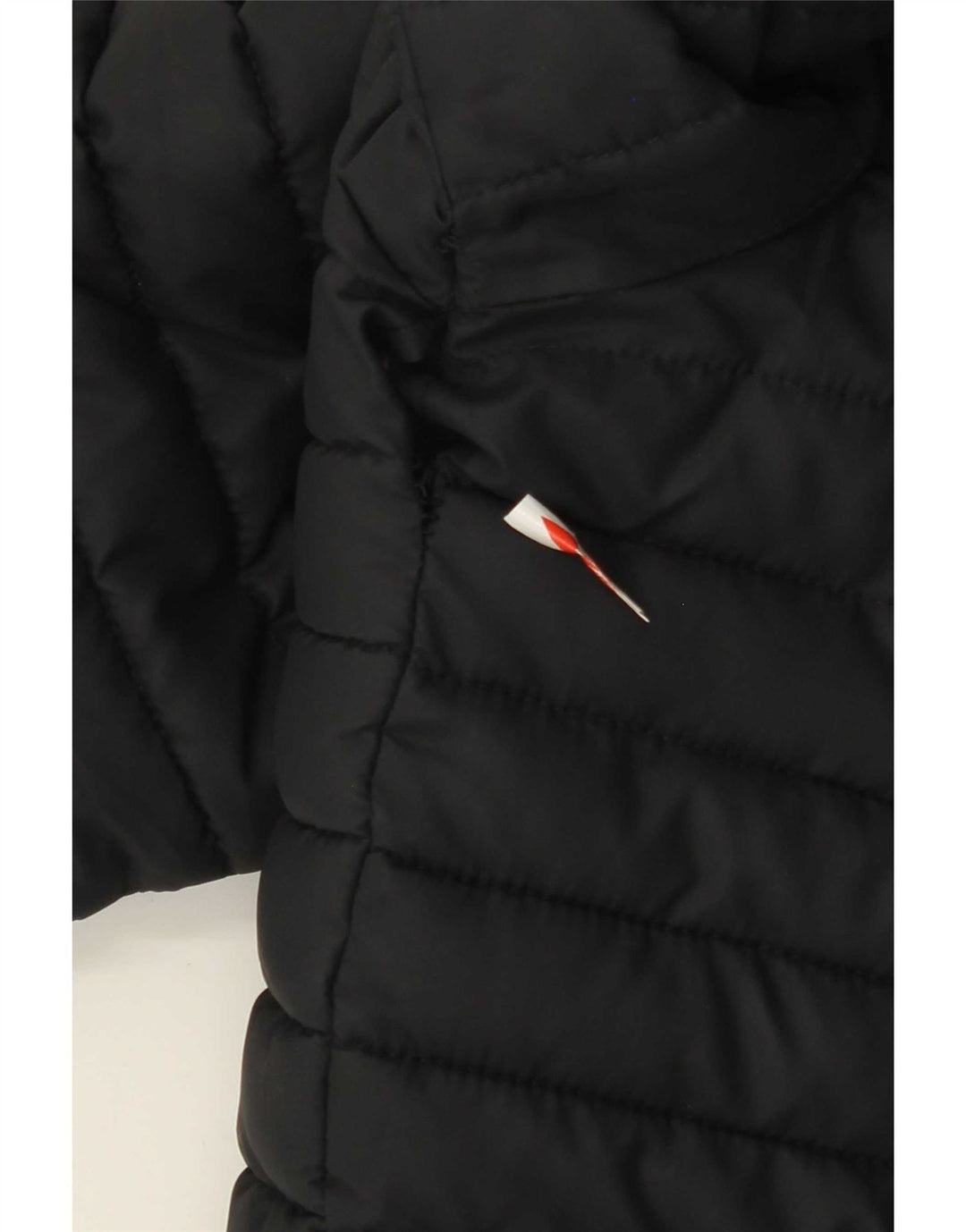 Superdry Veste matelassée à capuche pour hommes UK 40 Large Bleu Marine Polyester