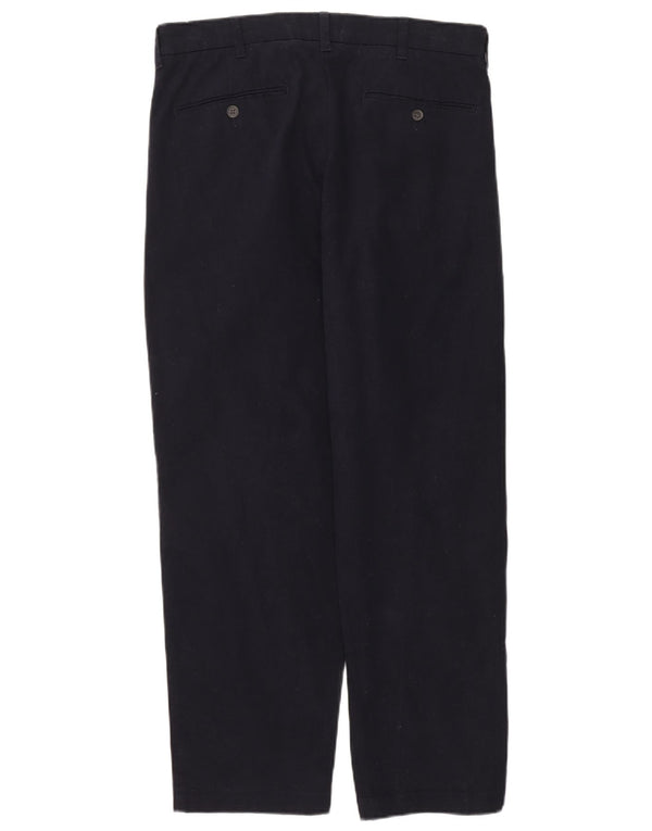 Marks & Spencer Pantalon Chino Pegged Homme W34 L31 Bleu Marine Coton
