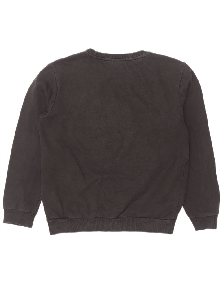 Puma Sweat-shirt graphique pour homme en coton noir Taille S