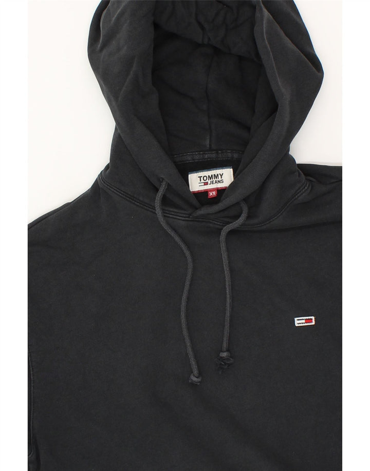 TOMMY HILFIGER Mens Hoodie Jumper XS Navy Blue Cotton Vintage Tommy Hilfiger and Second-Hand Tommy Hilfiger from Messina Hembry 